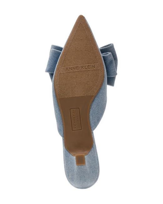 Anne Klein Blue Talah Pointed Toe Mule