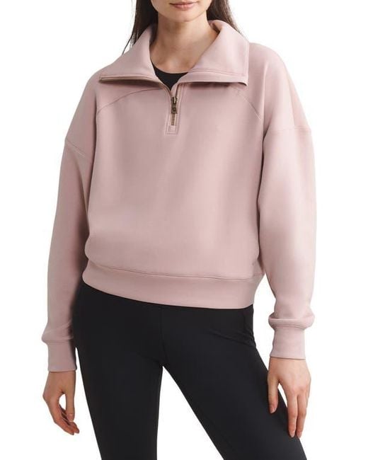 Rhone Pink Dreamglow Half Zip