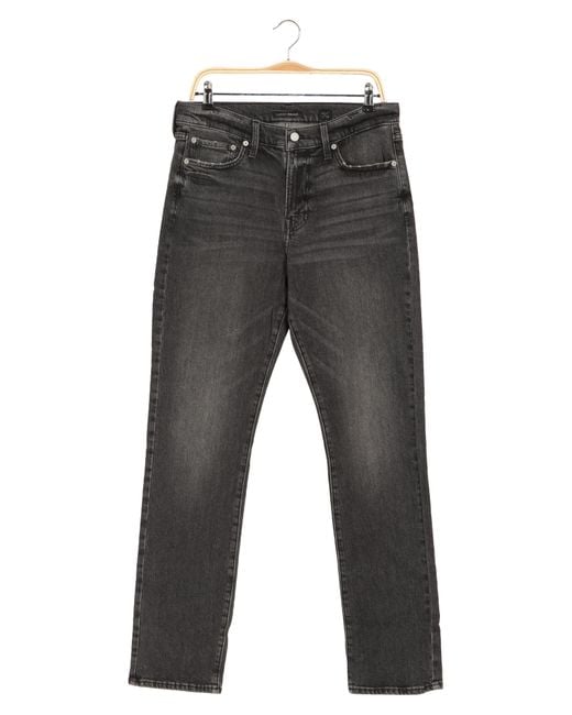 Lucky Brand 410 Athletic Straight Denim Jeans In Lb Dark Grey At ...