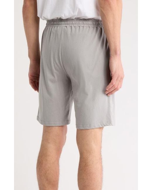 Nordstrom Rack Gray Cotton Basic Sleep Shorts for men