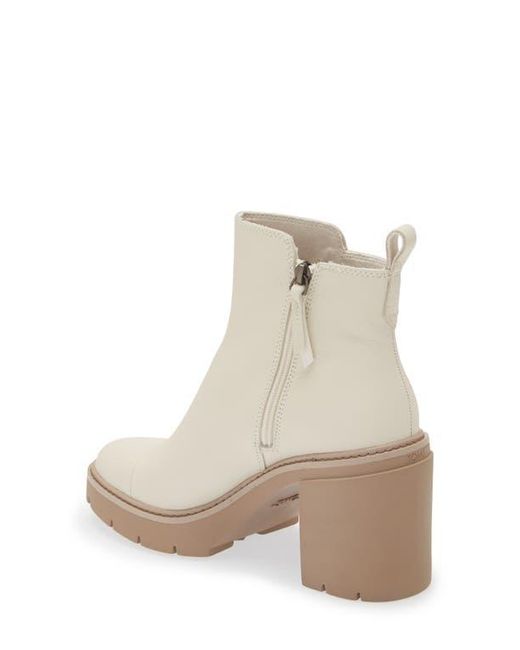 TOMS Natural Leather Rya Ankle Booties