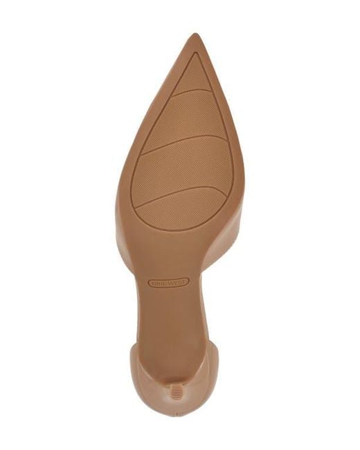 Nine West Natural Condea Pointed Toe Pump