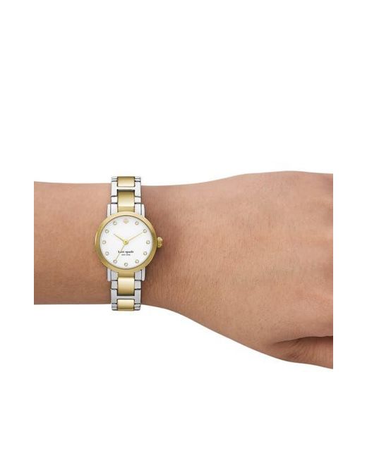 Kate Spade Metallic Gramercy Three-hand Two-tone Watch 25mm for men