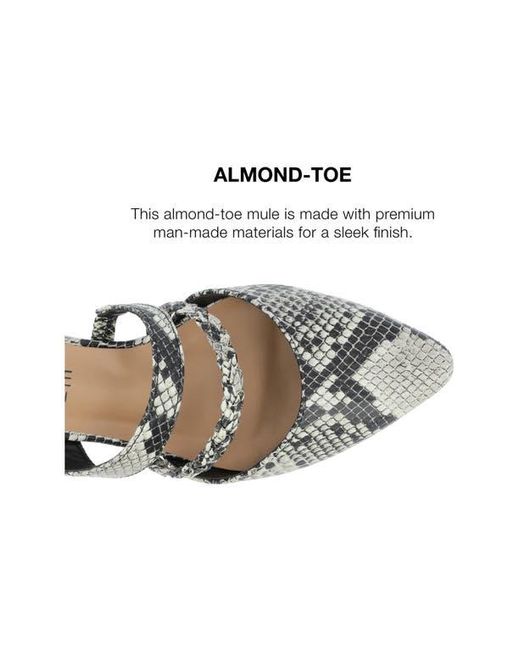 Journee Collection White Olivea Mule