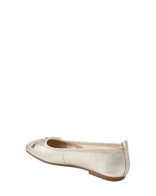 Marc Fisher White Ubet Ballet Flat