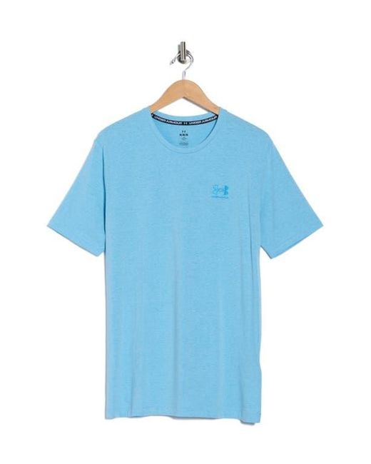 Under Armour Blue Icon Activewear T-Shirt for men