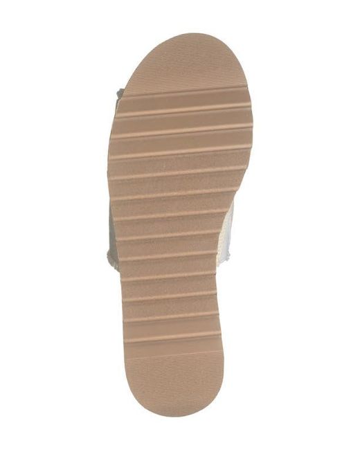 TOMS Natural Gamule Platform Wedge Sandal