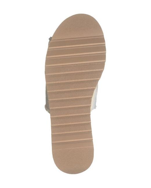 TOMS Natural Gamule Platform Wedge Sandal