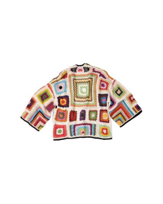 Saachi Natural Granny Crochet Jacket