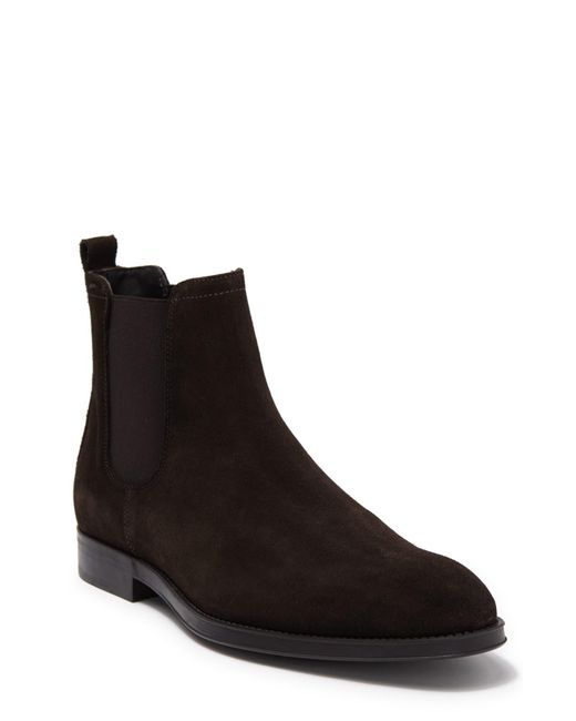 To Boot New York Black Weaver Leather Chelsea Boot In Moss Congo At Nordstrom Rack for men