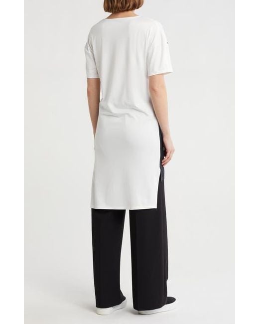 Go Couture Black High Low Tunic T-Shirt Dress