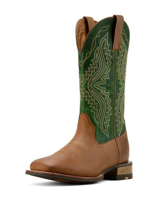 Ariat Green Baxter Western Boot for men