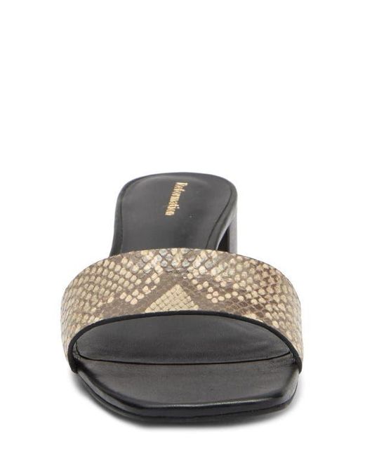Reformation Multicolor Mandy Minimal Block Heel Sandal