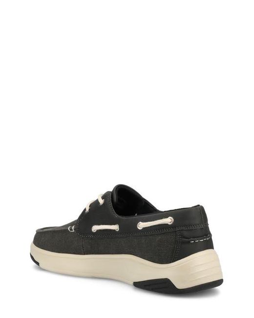 Vance Co. Black Catamaran Boat Shoe for men