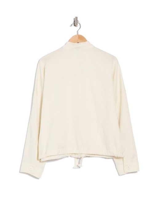 Max Studio Natural Cotton Piqué Jacket