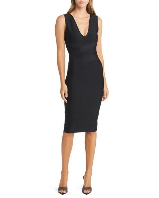 bebe bandage dress black Women's Blue Dress