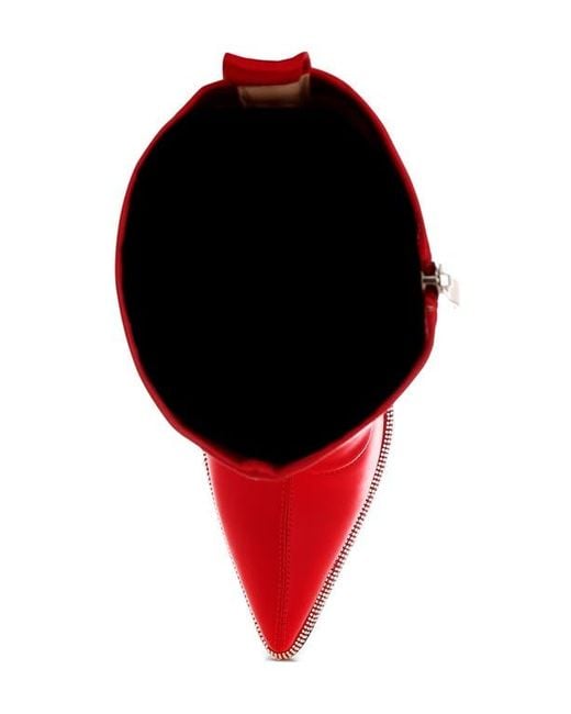 LONDON RAG Red Dacia Pointed Toe Boot