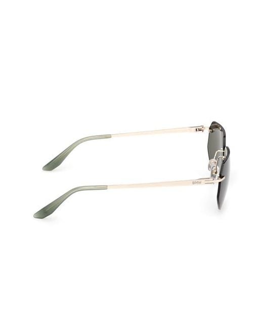 BMW Gray 59Mm Sunglasses for men