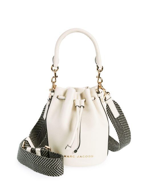 Marc Jacobs White Leather Bucket Bag