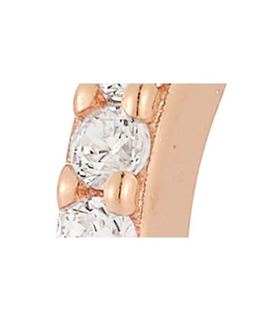 Glaze Jewelry White Set Of 3 Cubic Zirconia Huggie Hoop Earrings