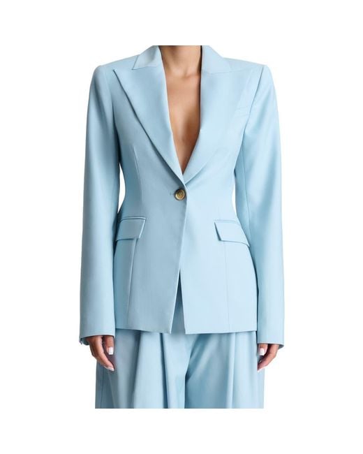 Naked Wardrobe Blue One-Button Blazer