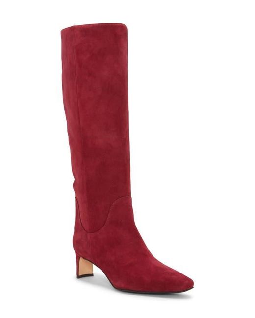 Vince Camuto Red Avriah Knee High Boot
