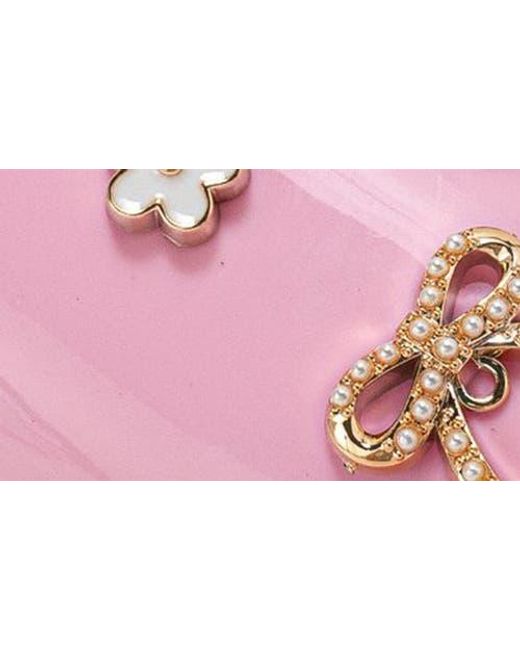 Bebe Pink Charm Slide Sandal
