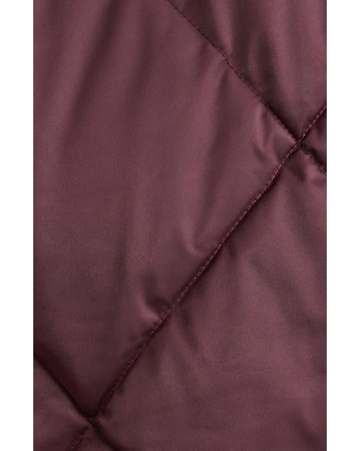 L'Agence Red Violeta Reversible Bomber Jacket