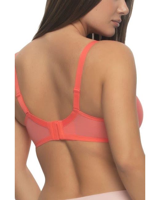 Felina Red Ethereal Unlined Underwire Bra