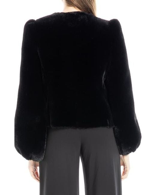 Max studio faux fur jacket outlet