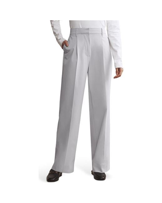 Rhone Gray Commuter Pleat Pants