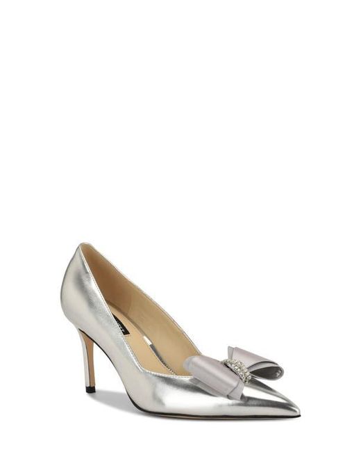 Nine West White Ceryn Pointed Toe Pump