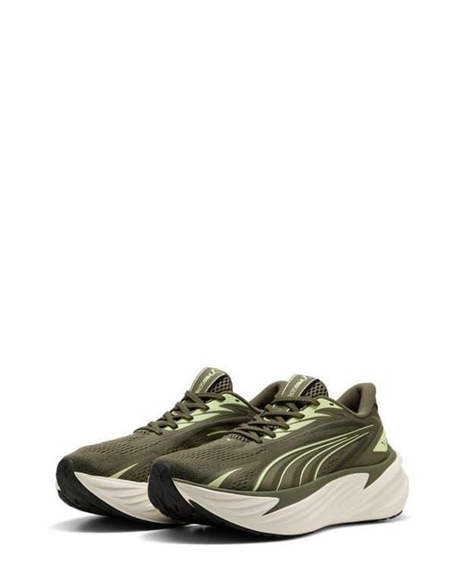 PUMA Green Maxima Pro Running Sneaker for men