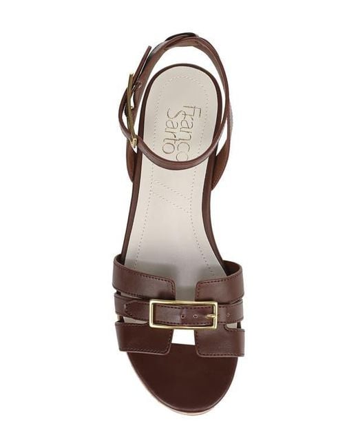 Franco Sarto Pink Pheobe Wedge Platform Sandal
