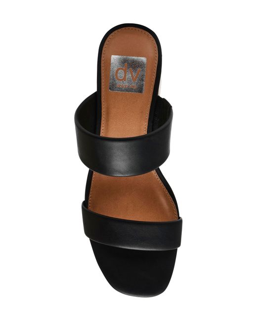DV by Dolce Vita Black Shyla Block Heel Sandal