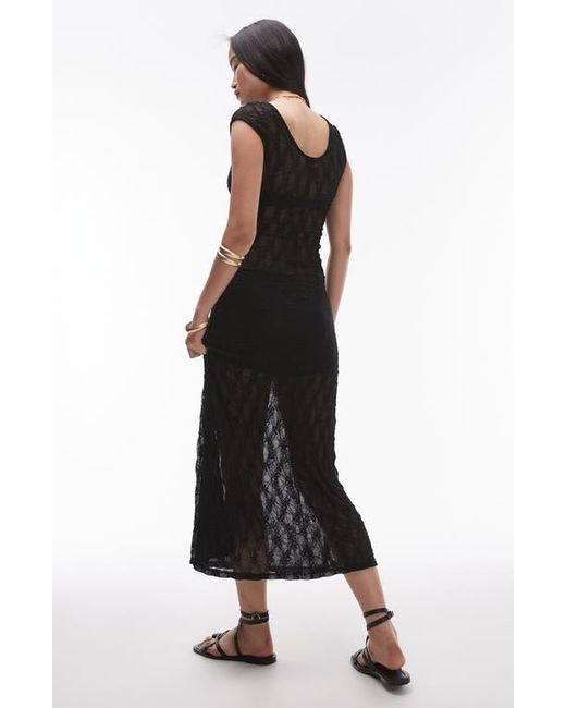 topshop limited edition lace panel maxi dress TOPSHOP Jane Sheer Lace Panel Long Dress, Green