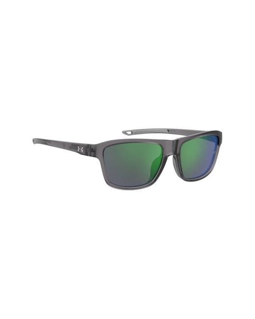 Under Armour Green Rumble Square Sunglasses for men