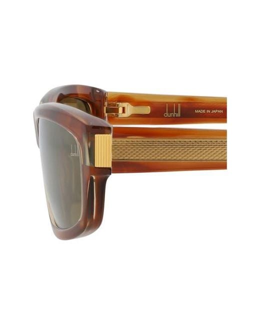 Dunhill Natural 58Mm Rectangular Sunglasses for men