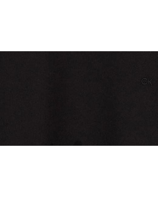 Calvin Klein Black Micro Waffle T-Shirt for men