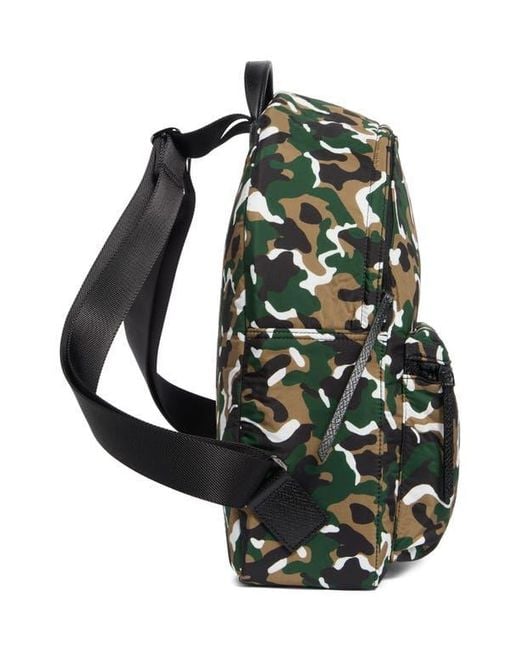 Longchamp Green Camo Backpack