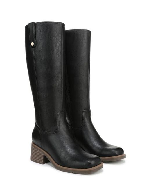 Dr. Scholls Black Joplin Tall Boot