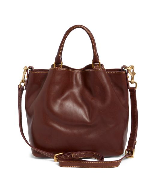 Dooney & Bourke Brown Small Barlow Leather Tote Bag