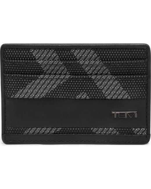 Tumi Black Alpha Slim Card Case for men