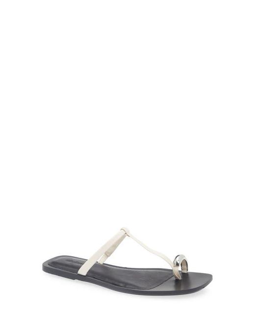 Madewell White Toe Loop Sandal