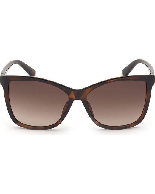 Guess Brown Square Sunglasses for men