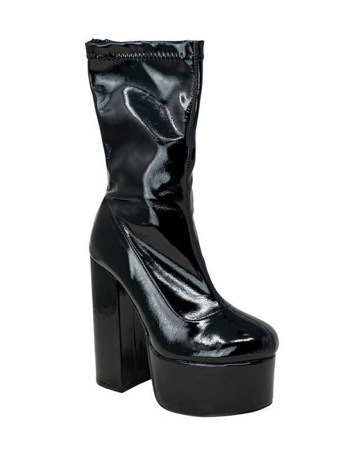 In Touch Footwear Black Shana Platform Boot