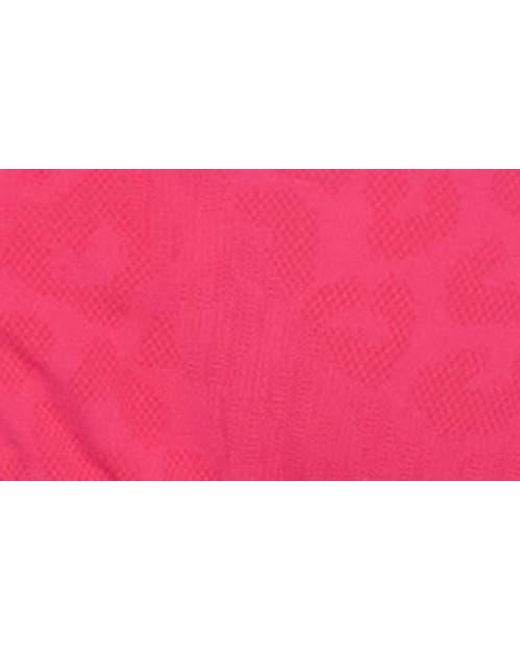 90 Degrees Pink Safari Trail 2-Pack Seamless Racerback Bralette & Shorts Set