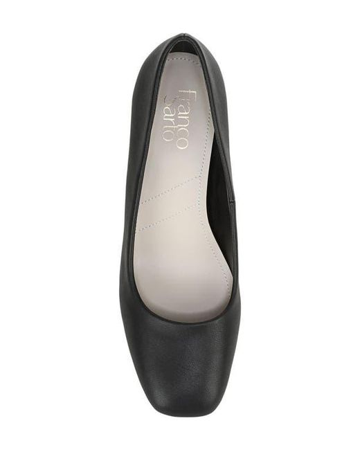 Franco Sarto Black Linza Square Toe Pump
