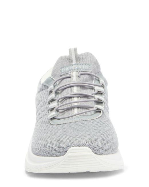 Danskin Gray Lace-Up Knit Sneaker