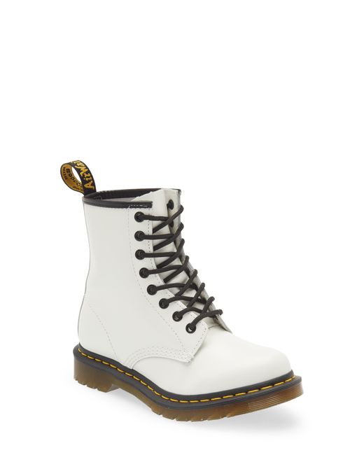 Dr. Martens White 1460 W Boot